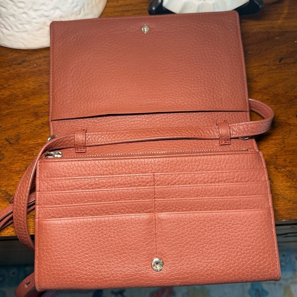 Allsaints Authentic Pebbled Leather Fetch Crossbody Purse - Picture 6 of 13